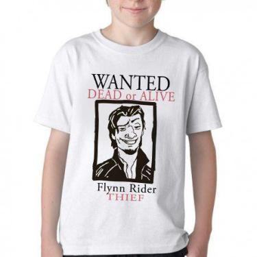 Imagem de Camiseta Infantil ou adulto Flynn Rider Enrolados  Blusa Criança todos