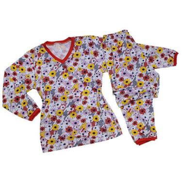 Imagem de Kit 5 Pijama Infantil Masculino Inverno Calça Cumprida Confortável - E