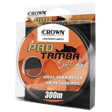Imagem de Linha Monofilamento Crown Pro Tamba Soft Orange 0,33mm 22lb/10kg - 300