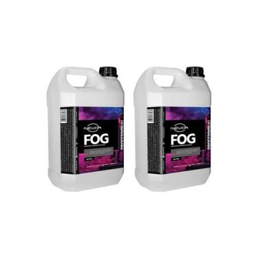 Imagem de Kit 2 Líquidos Para Máquina de Fumaça Fluido 5 Litros Linha Profession