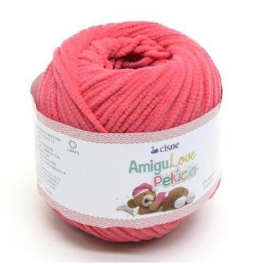 Imagem de Linha AmiguLove Pelúcia 90 Metros - Cisne, 035 CORAL