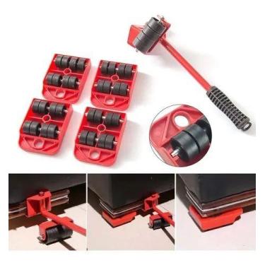 Imagem de 5pcs Elevador Móveis Pesados Roller Movimento Conjunto - CONNECTCELL1