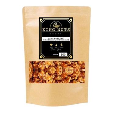 Imagem de Castanha De Caju Caramelizada Com Coco 500 Gr.  - KING NUTS