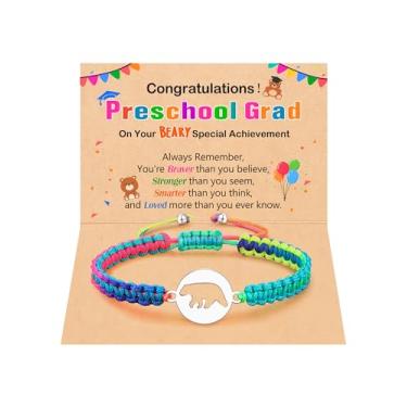 Imagem de UPROMI Presentes de formatura de pré-escola/jardim de infância para meninos/meninas, pulseira de presente de classe de 2024, presentes de pós-graduação para filho/neto/filha/neta, 6inches, Nylon, Sem