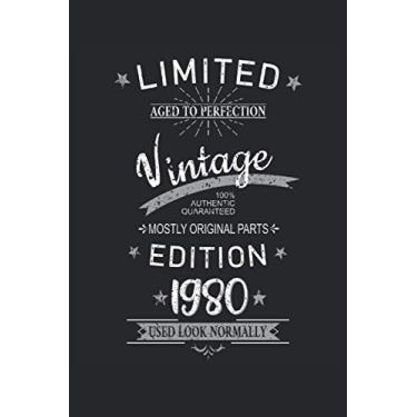 Imagem de 41. Geburtstag Limited 41 Jahre Edition 1980 Graphic Deko Vintage: KALENDER - Lustiges Retro Geburtstags Geschenk, Geschenkidee - A5 (6x9) - 150 ... To-Do Liste, Geburtstag, Jahrgang, Spruc