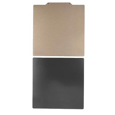 Imagem de Cama de Impressora 3D, Placa de Aço de Mola 350x350mm, Textura de PEO, Superfície Fosca PEI, para Impressoras 350D