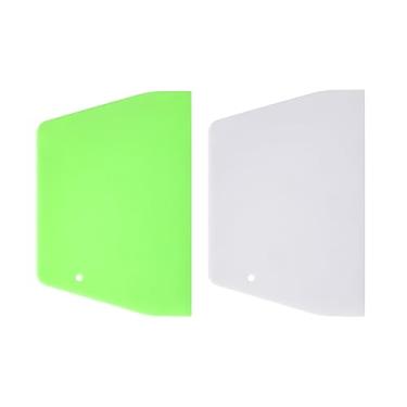 Imagem de Raspador de massa de pão, 2 peças – Raspador de plástico para assar – Raspador de tigela para assar – Raspador de massa para bolo – Cortador de massa de pão