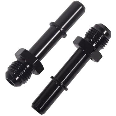 Imagem de 6AN macho para 3/20.3 cm Sae Quick Disconnect macho Push On EFI adaptador de encaixe funciona para amplamente utilizado no trilho de combustível do motor, é troca, refrigerador de transmissão, linha