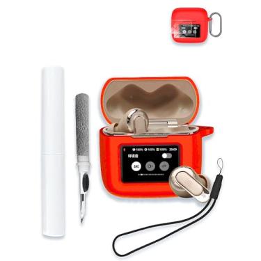 Imagem de Capa para JBL Tour Pro 3 - Fones de ouvido com cancelamento de ruído sem fio verdadeiro, protetor de silicone macio, portátil, resistente a arranhões, com 2 unidades de protetor de tela, kit de