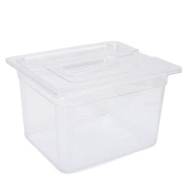 Imagem de Recipiente de Armazenamento de Alimentos de Plástico, Recipiente de Armazenamento de Alimentos de Cozimento Lento Caixa de Fogão Lento para Cozinha Sous Vide Preparação de Refeição