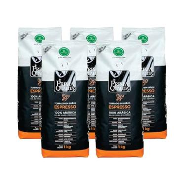 Imagem de Café Gourmet Torrado Em Grãos Prima Qualità - 5 Pacotes 1kg