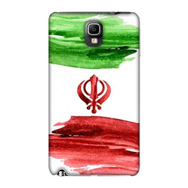 Imagem de AMZER Capa rígida de encaixe ultrafina para Samsung Galaxy Note 3 N900 - Bandeira do Irã - Cursos de tinta