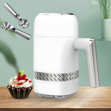 Imagem de Sorvete Soft Serve Automático, Máquina de Sorvete Congelado com Display LED, Sem Pré-congelamento Necessário, Capacidade de 300 ml, Identificação Inteligente de Macio e Duro