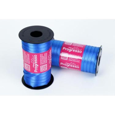 Imagem de Fita de Cetim Progresso 7mm 100 Mts Azul Royal 214