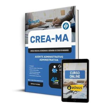 Imagem de Apostila CREA-MA 2025 - Agente Administrativo - Administrativa - Edito
