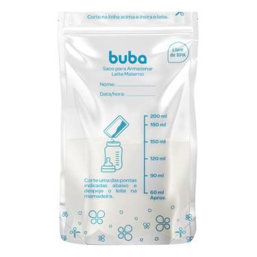 Imagem de Kit 25 Sacos Para Armazenar Leite Materno 200ml - Buba
