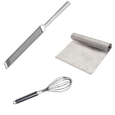 Imagem de Kit Chef Completo Profissional - Fuê - Espátula - Ralador MasterChef Inox