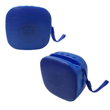 Imagem de Caixa de Som Bluetooth 5W com ALÇA e Suporte Celular AL-8297 (Azul)