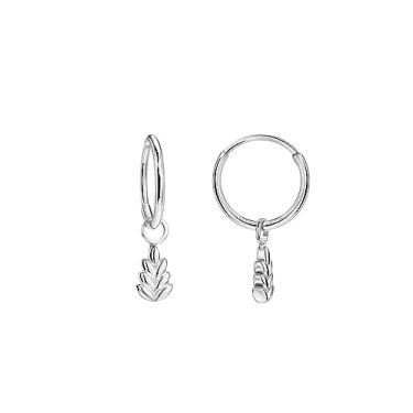 Imagem de FANSING Brincos de argola infinitos de aço cirúrgico 316L para mulheres prata/ouro/ouro rosa/preto 8 mm/10 mm/12 mm, 10mm, Aço inoxidável, Sem pedra preciosa