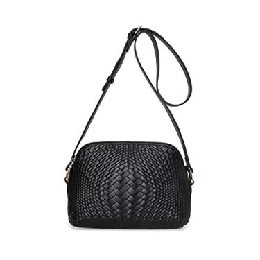 Imagem de Bolsa de ombro feminina de couro bolsas carteiro Moda bolsa de ombro para mãe