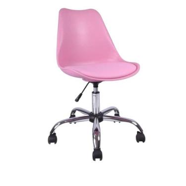 Imagem de Cadeira Escritório Secretária Decorativa Eames Chicago - Fratini Móvei