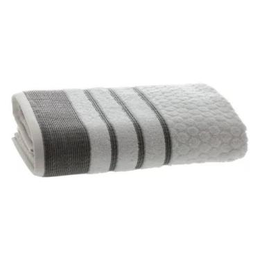 Imagem de Toalha de Rosto Treviso Branco 50x70cm Felpuda Macia Absorvente 97 Alg