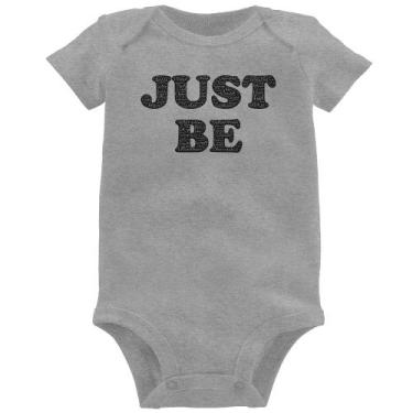 Imagem de Body Bebê Just Be - Foca na Moda, Cinza, P