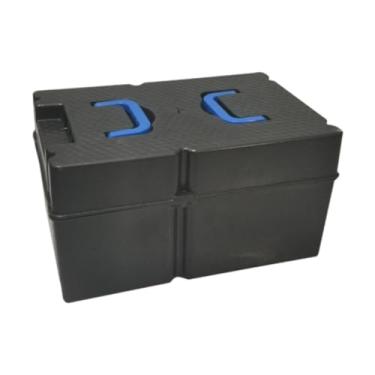 Imagem de Pegciuho Caixa de Bateria para Bicicleta Elétrica, Suporte à Prova de Poeira, Profissional, com Alça, Caixa de Armazenamento de Bateria para Triciclos, Estilo B