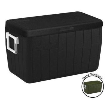 Imagem de Caixa Térmica Coleman 48 Qt 45,4 Litros All Color Com Alça, All black,