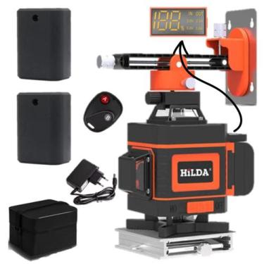 Imagem de Nivel a laser 16 Linhas Verde 4D com Display 2 Baterias recarregável A