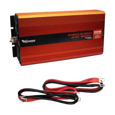 Imagem de Inversor Off Grid Solar 12V - Senoidal 3000W 3 AnosGarantia - GREEN, 0