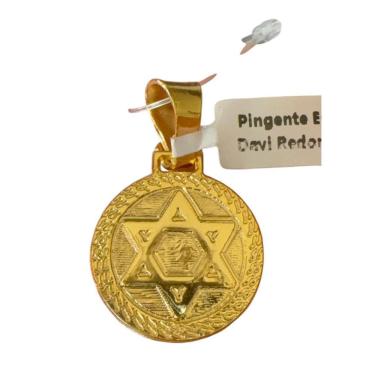Imagem de Pingente Estrela De Davi P - Banhado A Ouro 18K