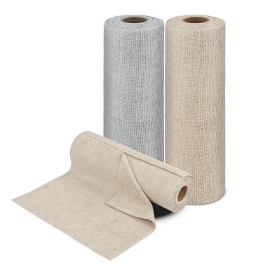 Imagem de Lilingsty Toalhas de papel reutilizáveis, toalhas de microfibra laváveis, 40 toalhas de limpeza rasgadas, 25 x 25 cm, reutilizáveis, ultraabsorventes, adequadas para uso em casas, cozinhas, janelas,