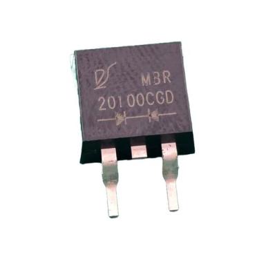 Imagem de 10x Diodo Schottky Mbr20100cgd Mbr20100 20100cgd Smd To263