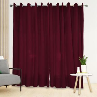 Imagem de Cortina Manu Janela Sala e Quarto 2,30 x 1,70 Várias Cores - DH Enxova