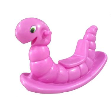 Imagem de Gangorra nhoca rosa - lagarta feliz