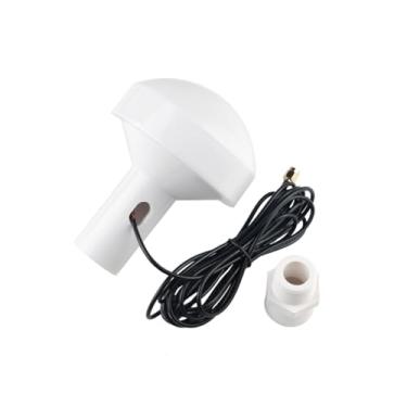 Imagem de DIYmall Antena de posicionamento de antena GPS marítima, cabo RG174 de 3 metros com conector macho SMA, antena externa de navegação para navegadores externos, navegador de barco