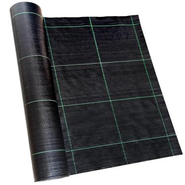 Imagem de Vanver Tecido de paisagem - Tecido de barreira de ervas daninhas resistente para paisagismo, pano bloqueador de ervas daninhas, tecido geotêxtil para jardim, entrada de garagem e cobertura do solo,