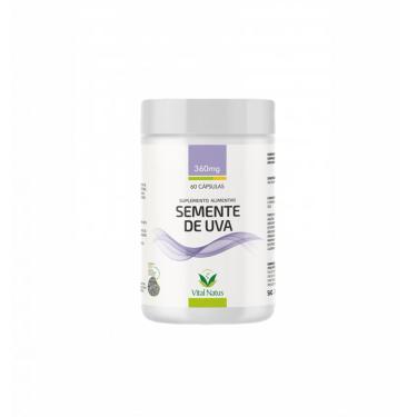 Imagem de Semente De Uva- Vital Natus- 60 Cápsulas