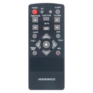Imagem de Substituição AKB36086222 Controle remoto Commander compatível com LG MCD35 MCD65 MCD66 MCS35F MCS65F MCS66F Mini Hi-fi System