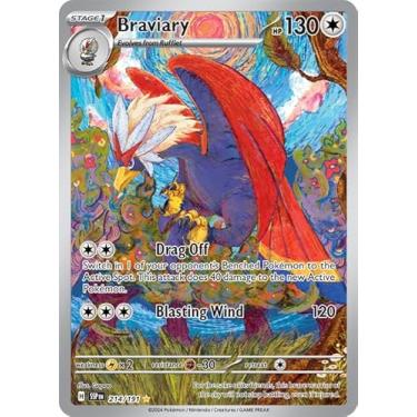 Imagem de Pokemon - Braviary 214/191 - Surging Sparks - Illustration Rare Foil Card