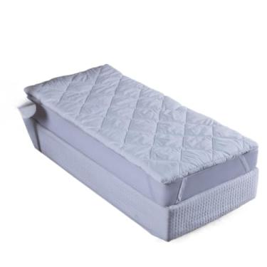 Imagem de Pillow Top Solteiro Protetor De Colchão 400 Fios Branco