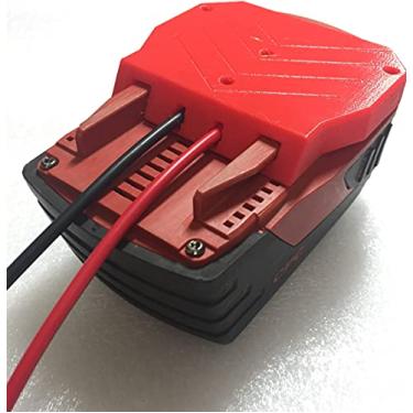 Imagem de Terrafirma Technology Adaptador Vermelho 10Awg Para Conector De Alimentação De Bateria Hilti 22 V E 22 V Para Robótica