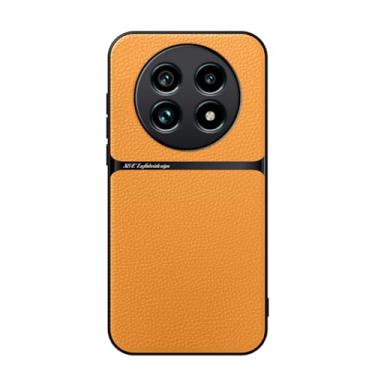 Imagem de Kepuch Capa para Realme 13 Pro 5G China/Realme 13 Plus - Litchi Grano Case Placa de Metal Embutida - Pornográfico