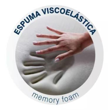 Imagem de Travesseiro Comfort Nasa Memory Foam, 50x70cm, 2 Unidades, Amarelo (BRANCO)