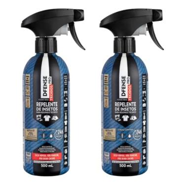 Imagem de Repelente Roupas Mosquitos Dengue Carrapato Defense 2x500ml