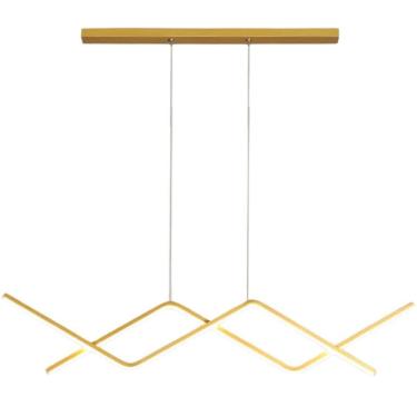 Imagem de Luminária Pendente Teto 110Cm X 92Cm Linear Dupla Wave Raio