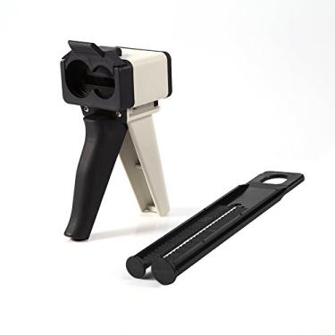 Imagem de Pistola de entrega dentária de alta qualide Universal Silicone Rubber Gel Dispenser Tool para dentista e clínica odontológica preto e branco 50ml