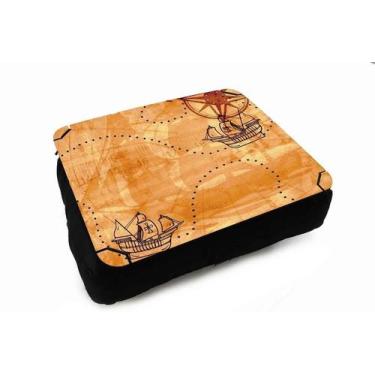 Imagem de Almofada Bandeja para Notebook Laptop Mapa Pirata - Criative Gifts