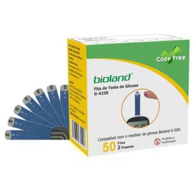 Imagem de Fita para Glicosímetro ( frasco c/ 50 fitas ) - Bioland